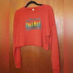 The Montana Scene Crop Sweater